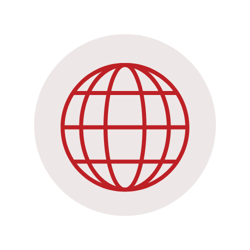 Cyan Modern Innovation Technology Logo 26 - Complyport - Your Trusted Partner in Governance, Risk, Compliance & Technology - Complyport - Your Trusted Partner in Governance, Risk, Compliance & Technology Global red globe icon encircled by a light background, representing the internet or world connectivity.