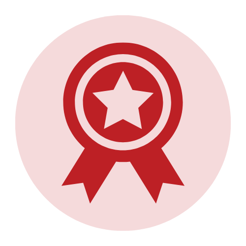 Cyan Modern Innovation Technology Logo 36 - Complyport - Your Trusted Partner in Governance, Risk, Compliance & Technology - Complyport - Your Trusted Partner in Governance, Risk, Compliance & Technology Red circular award badge featuring a centered star and ribbon tails, symbolizing achievement.